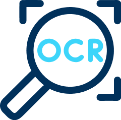 Icono de OCR - Reconocimiento Óptico de Caracteres